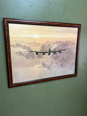 Framed Gerald Coulson Lancaster Aircraft Wall Art (SKU445)