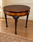 Antique Mahogany Fold Over Tea Table On Cabriole Legs (SKU229)