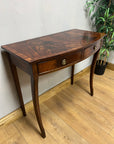 Vintage Bow Fronted Mahogany Console Table (SKU231)