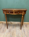 Vintage Reprodux Yew Wood Console Table (SKU229)