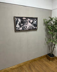 Grey Wood Framed Print Picasso Guernica Wall Art (SKU421)