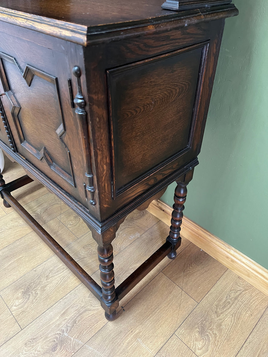 Antique Oak Barley Twist Dresser (SKU029)