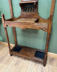 Antique Oak Hall Stand (SKU234)