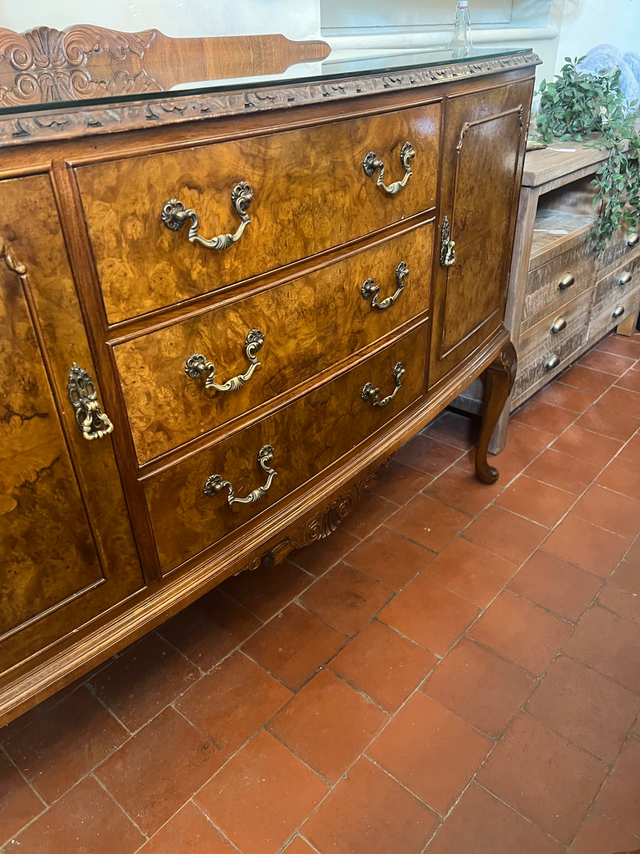 Vintage Burr Walnut Sideboard (SKU83)