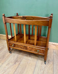 Vintage Bevan Funnell Canterbury Magazine Rack With Drawer (SKU115)