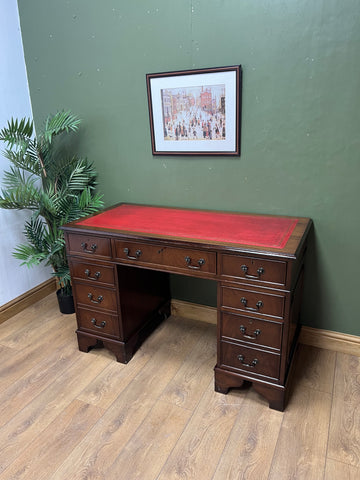 Vintage Twin Pedestal Desk (SKU)