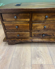 Laura Ashley 12 Drawer Garrat Chestnut Coffee Table (SKU91)