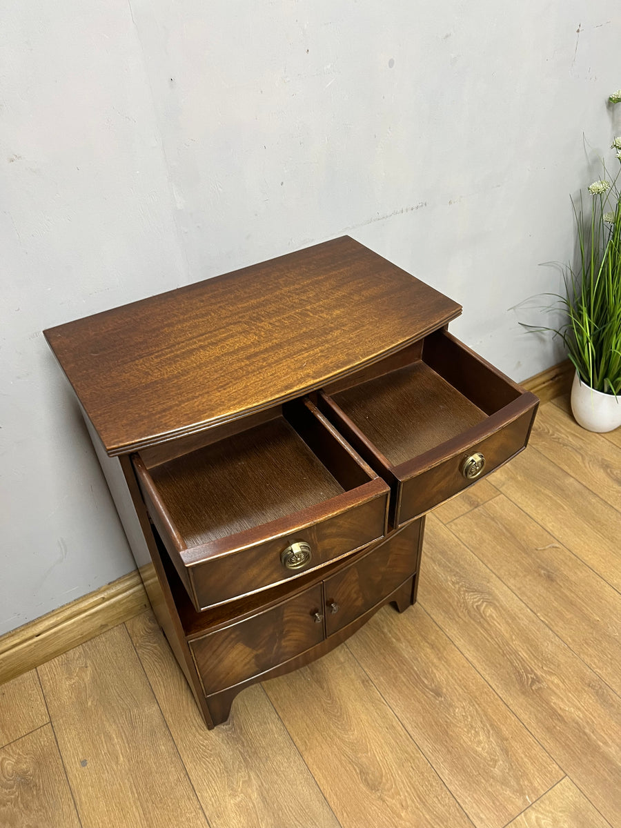 Bevan Funnel Cabinet With Slide And Two Drawers (SKU251)