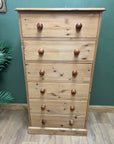 Tall Pine Chest Drawers (SKU164)