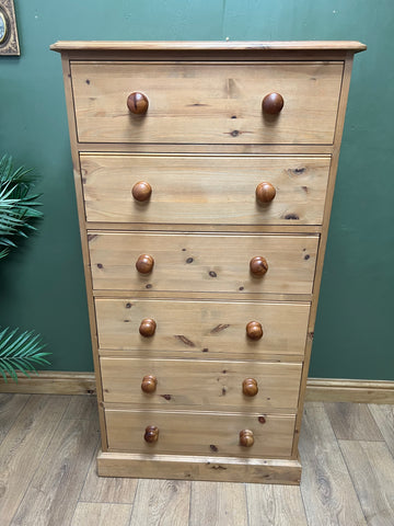 Tall Pine Chest Drawers (SKU164)