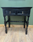 Antique Oak Ebonised Console Table (SKU224)