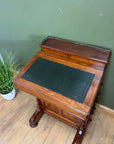 Antique Davenport Desk With Leather Top (SKU134)