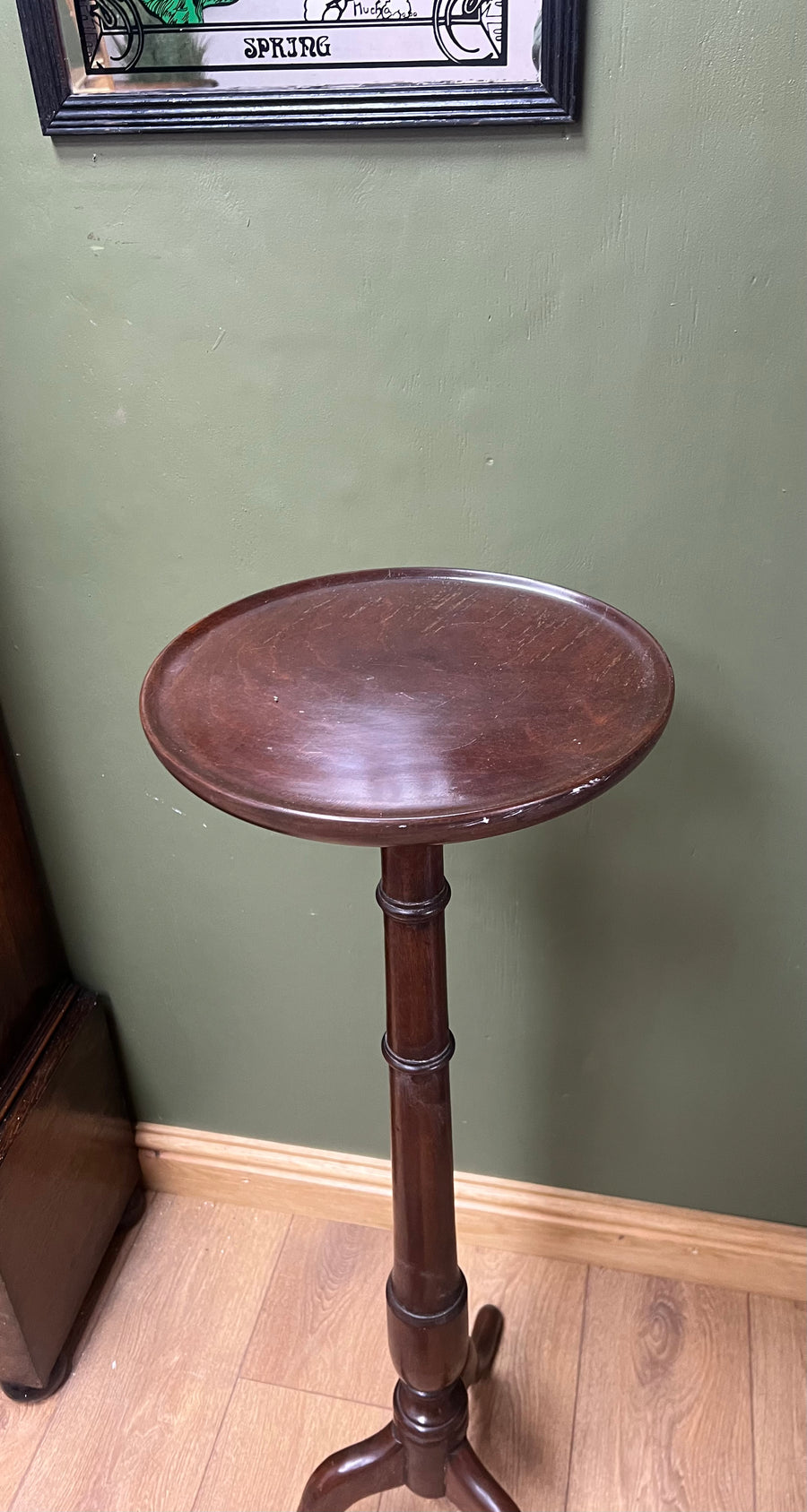 Antique Wooden Tall Plant Stand (SKU710)