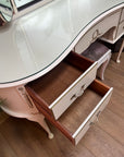 Vintage Olympus Triple Mirror Dressing Table And Stool (SKU173)