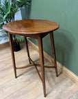 Edwardian Mahogany Oval Side Table (SKU92)