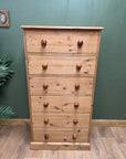 Tall Pine Chest Drawers (SKU164)