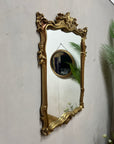 Vintage Ornate Framed Gold Mirror (SKU282)