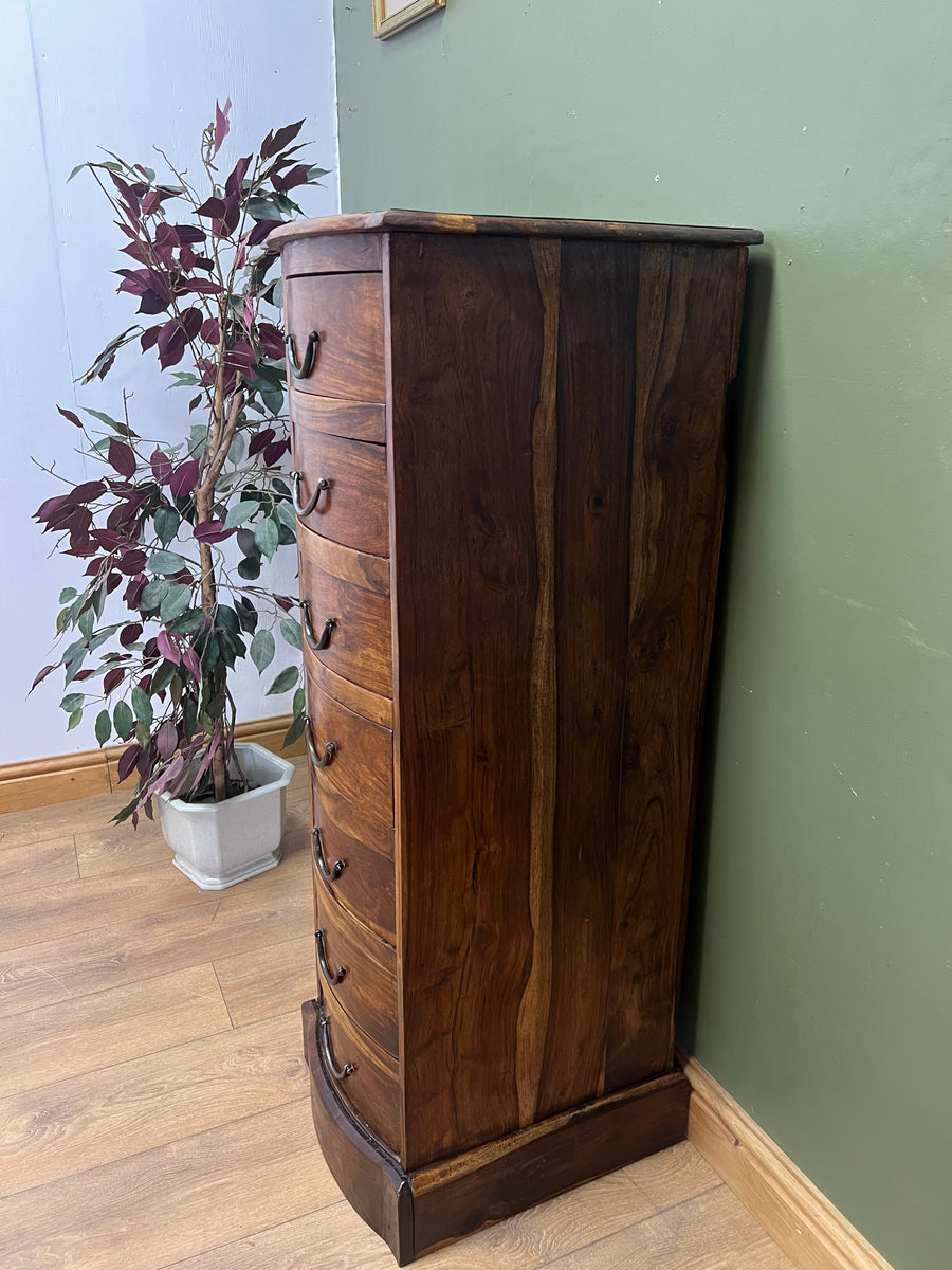 Vintage Tall Sheesham Chest of Drawers (SKU163)