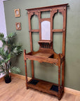 Antique Oak Hall Stand (SKU234)