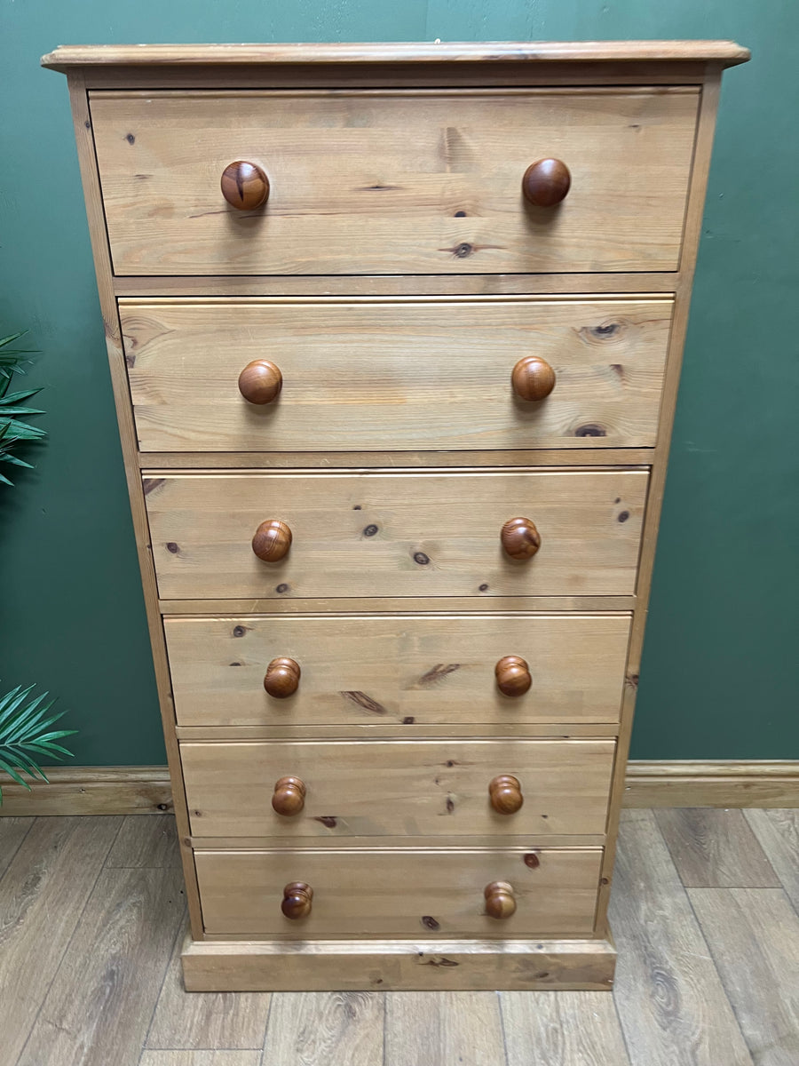 Tall Pine Chest Drawers (SKU164)