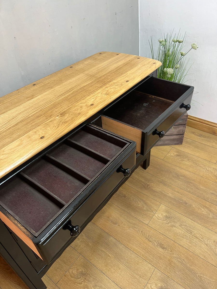 Vintage Ercol Sideboard Black Base (SKU087)