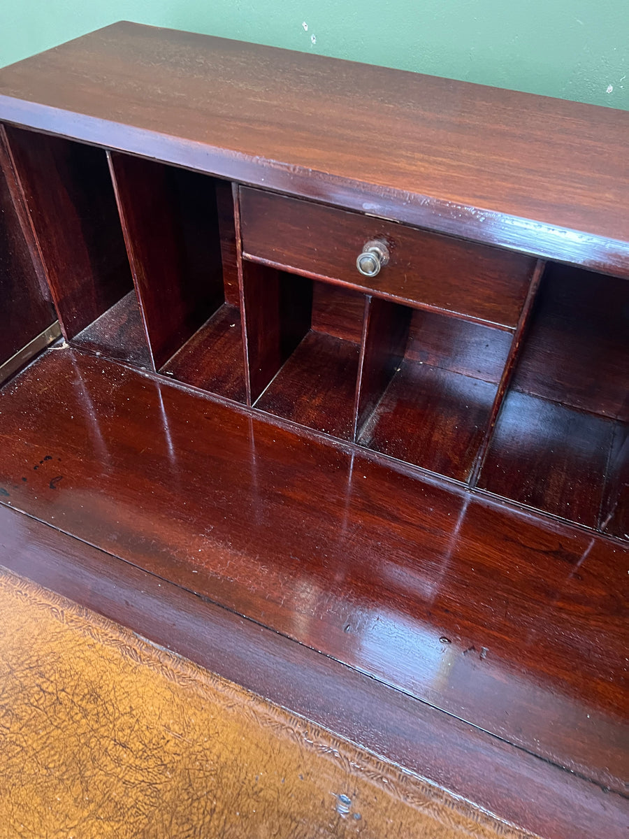 Vintage Mahogany Bureau With Key (SKU143)