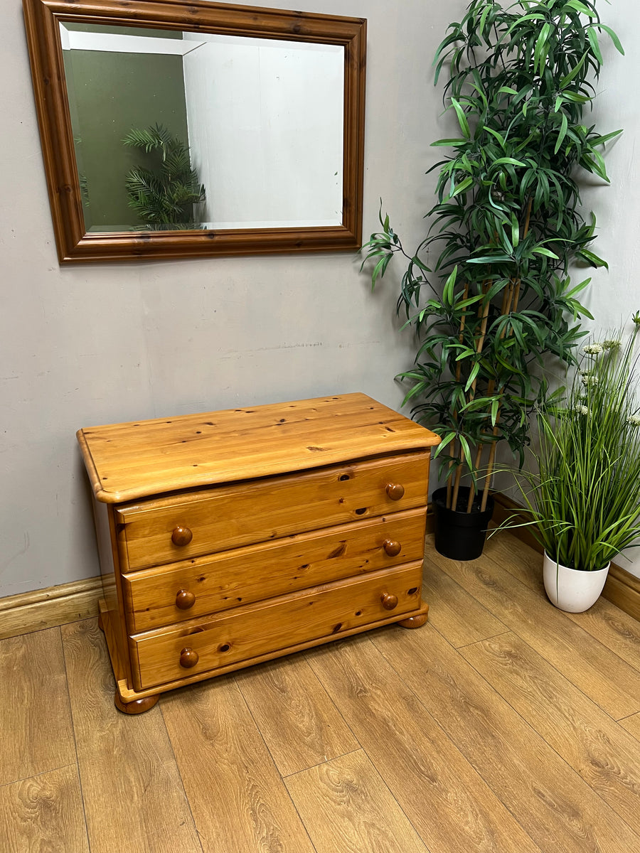 Low Pine Chest Drawers (SKU159)