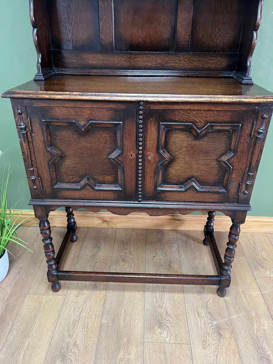 Antique Oak Barley Twist Dresser (SKU029)