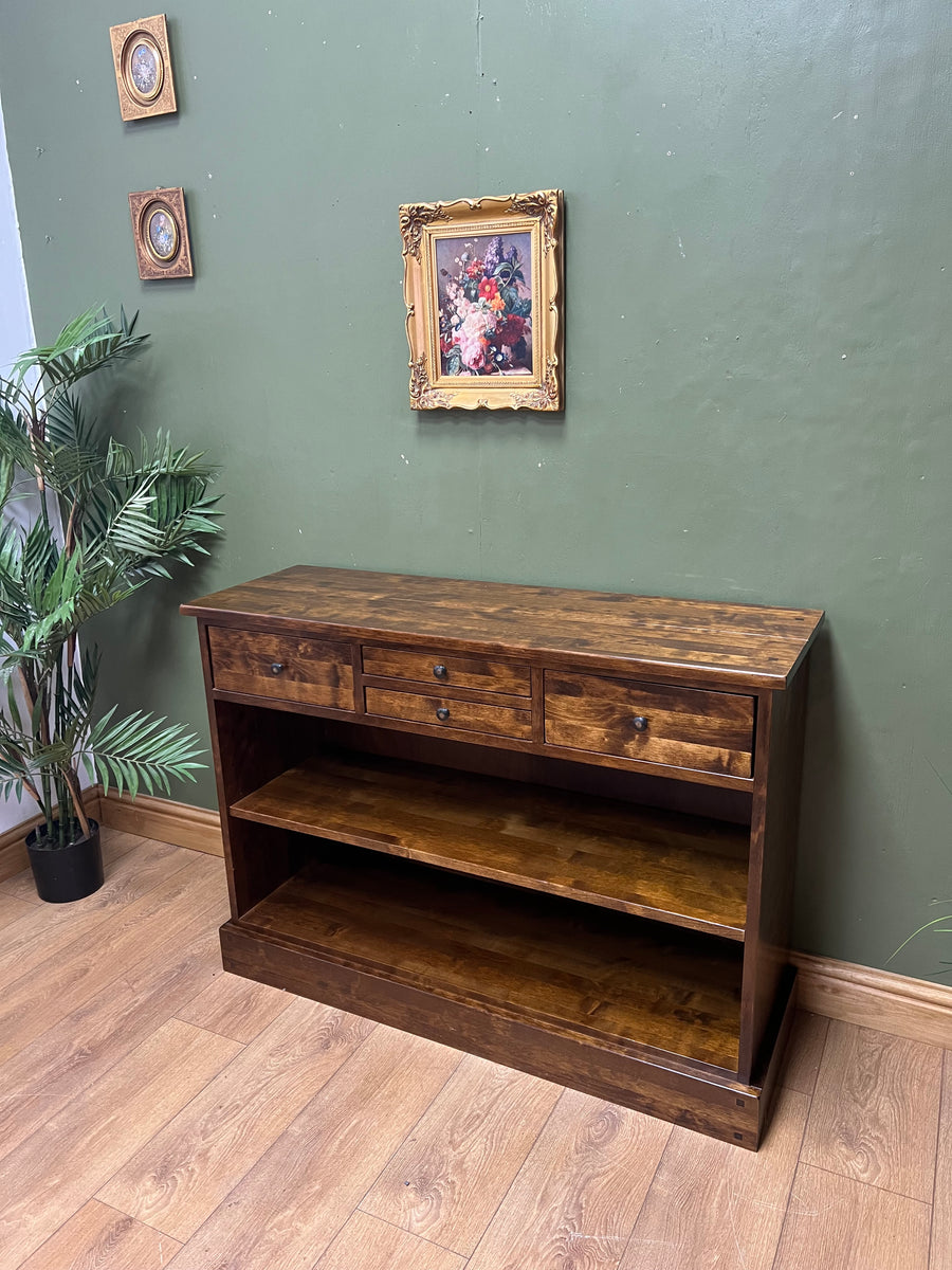 Laura Ashley 4 Drawer Garrat Chestnut Console Table (SKU88)