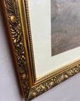 Large Gold Framed Print Victorian Lady (SKU413)