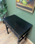 Antique Oak Ebonised Console Table (SKU224)