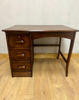 Antique Oak Small Pedestal Desk (SKU136)