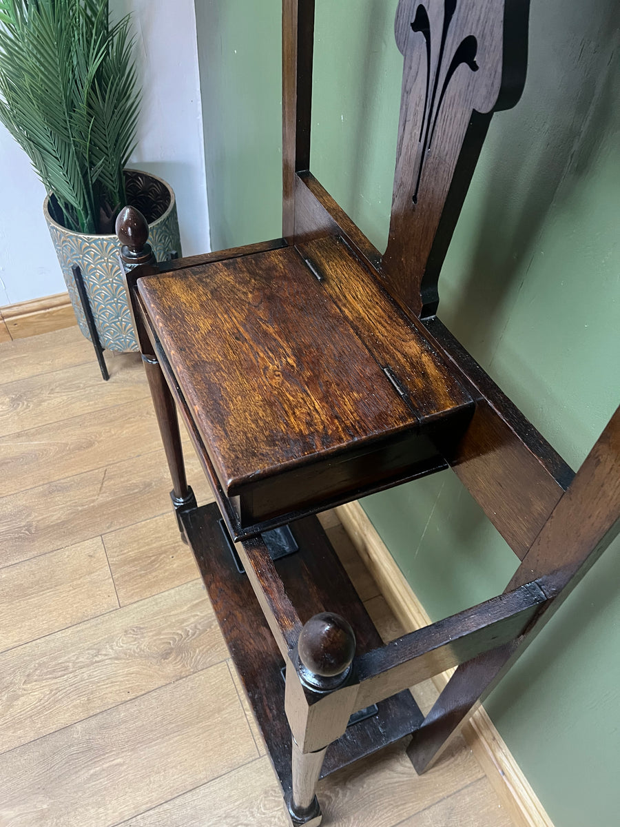 Vintage Wooden Hat and Coat / Umbrella Stand (SKU246)