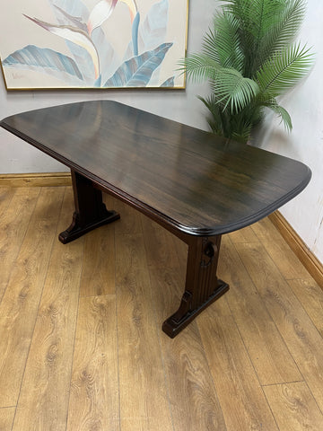 Vintage Oak Refectory Wooden Dining Table  (SKU31)