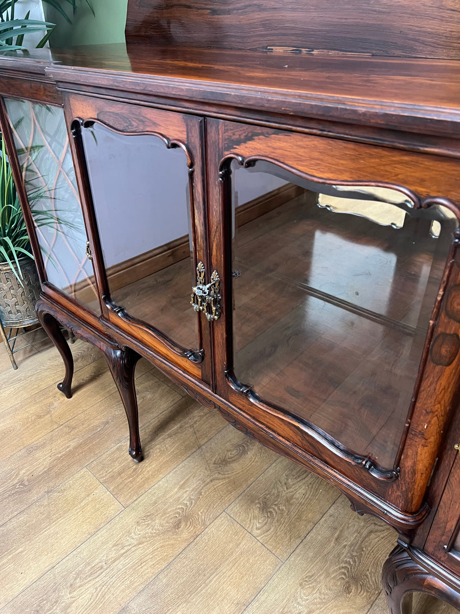 Antique Rosewood Glazed Sideboard (SKU74)