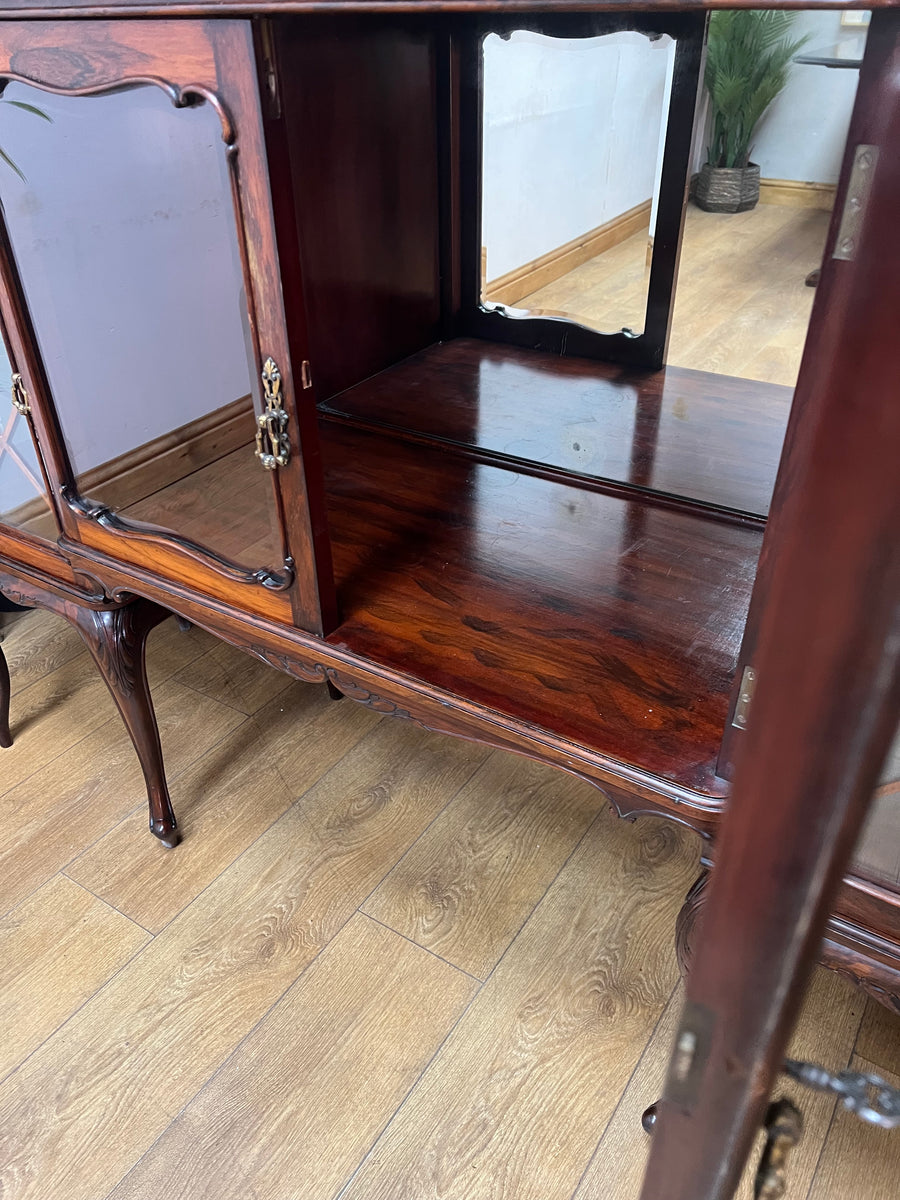 Antique Rosewood Glazed Sideboard (SKU74)