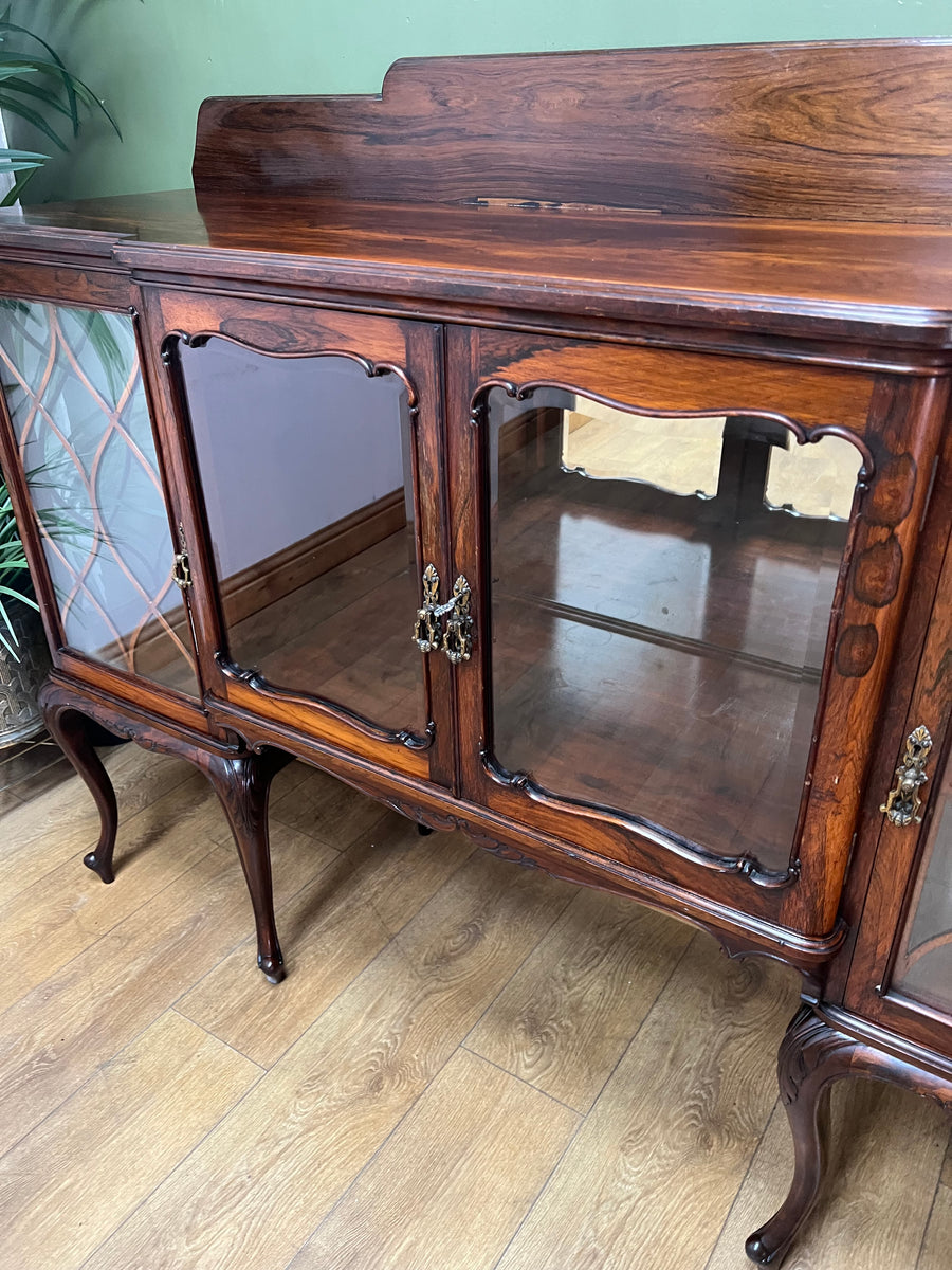 Antique Rosewood Glazed Sideboard (SKU74)