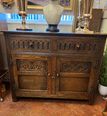 Vintage Solid Oak Sideboard (SKU33)