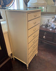 Vintage Tall French provincial Style Chest Drawers (SKU164)