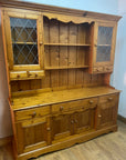 Large Pine Wooden Welsh Dresser (SKU056)