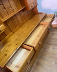 Large Pine Wooden Welsh Dresser (SKU056)