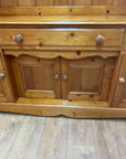 Large Pine Wooden Welsh Dresser (SKU056)