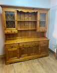 Large Pine Wooden Welsh Dresser (SKU056)