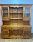 Large Pine Wooden Welsh Dresser (SKU056)