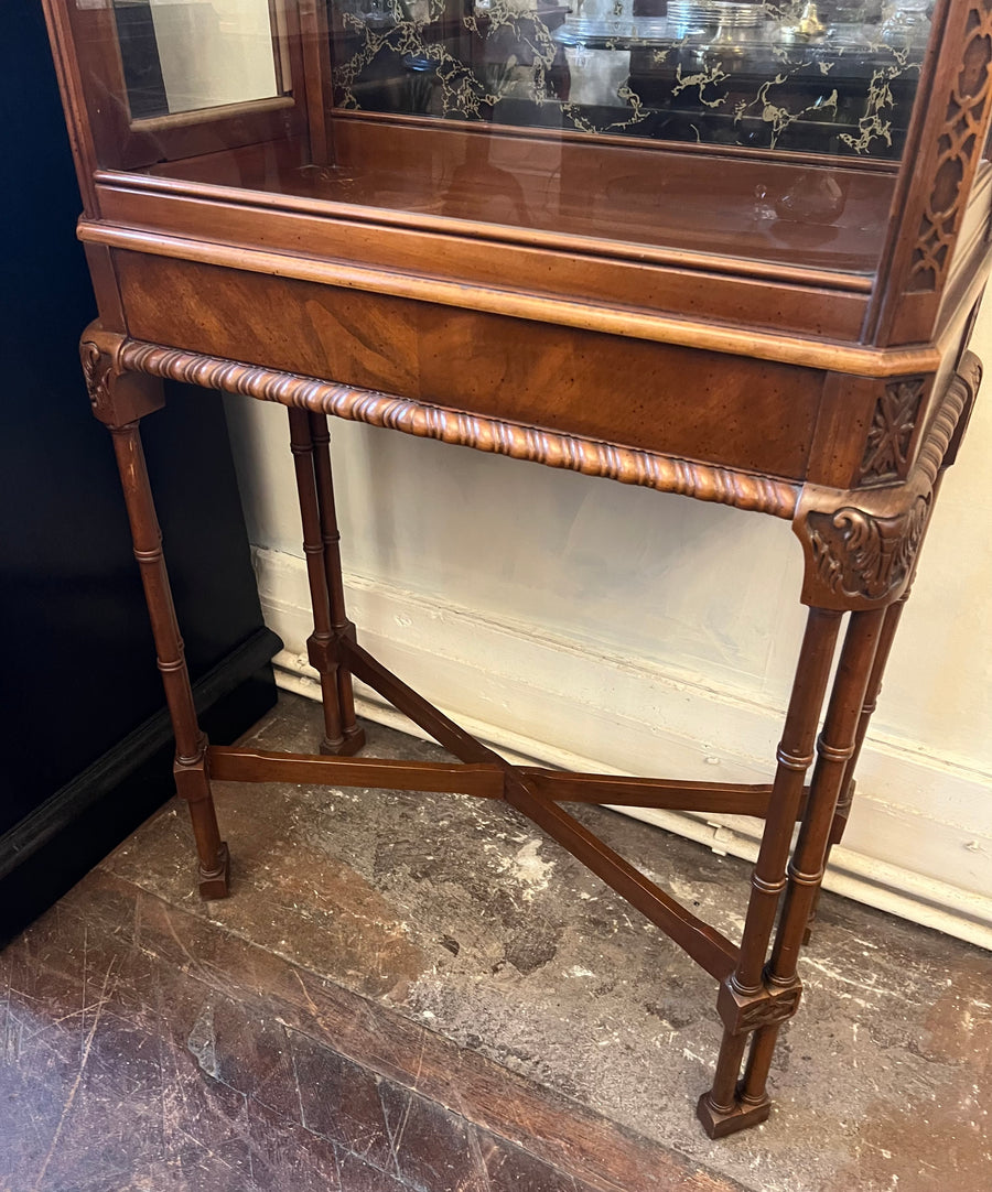 Georgian Style Glazed Curio Display Cabinet (SKU84)