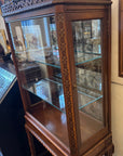 Georgian Style Glazed Curio Display Cabinet (SKU84)