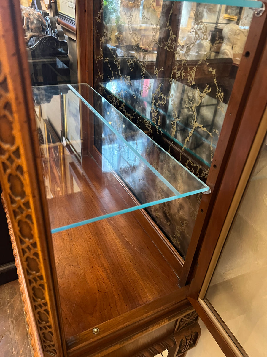 Georgian Style Glazed Curio Display Cabinet (SKU84)