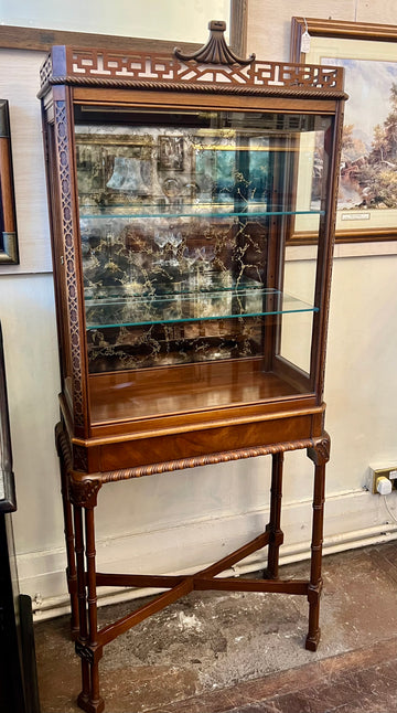 Georgian Style Glazed Curio Display Cabinet (SKU84)