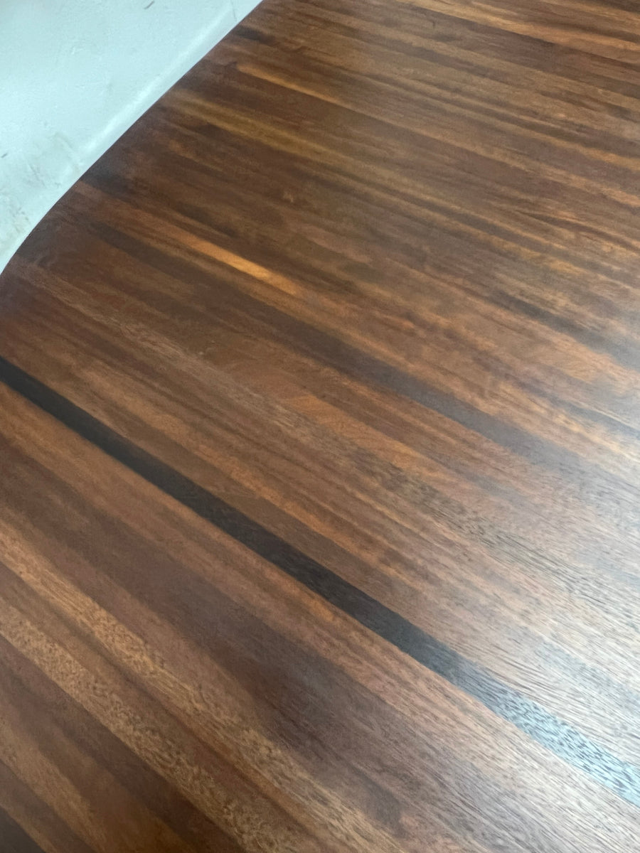 Vintage Dining Table Painted Black Base (SKU57)