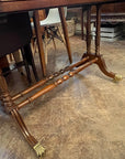 Vintage Mahgogany Sofa Table With Two Leaves and Drawers (SKU78)